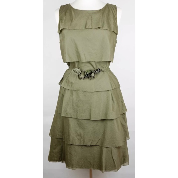 cotton layered dress